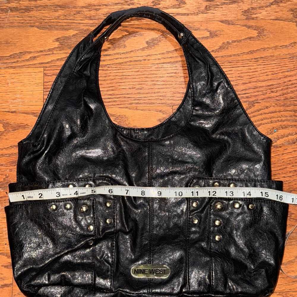 Nine West Black Studded Women's Bag - Picture 2 of 9